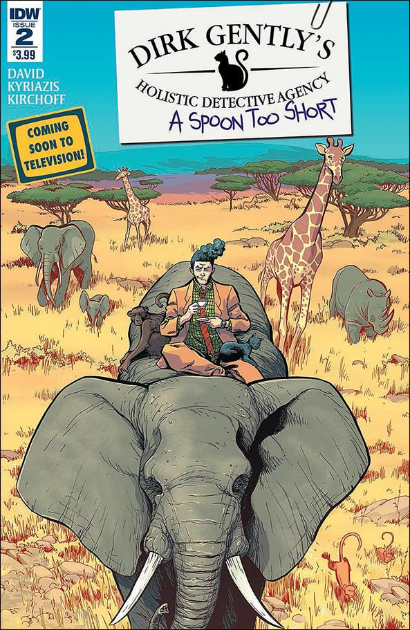 Dirk Gently's Holistic Detective Agency: A Spoon Too Short issue 2 Ilias Kyriazis Cover