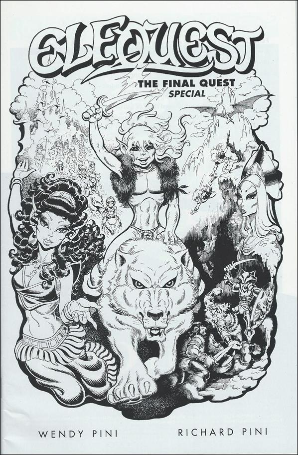 ElfQuest: The Final Quest Special issue 1-C B/W Cover