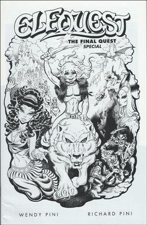 ElfQuest: The Final Quest Special issue 1-C B/W Cover