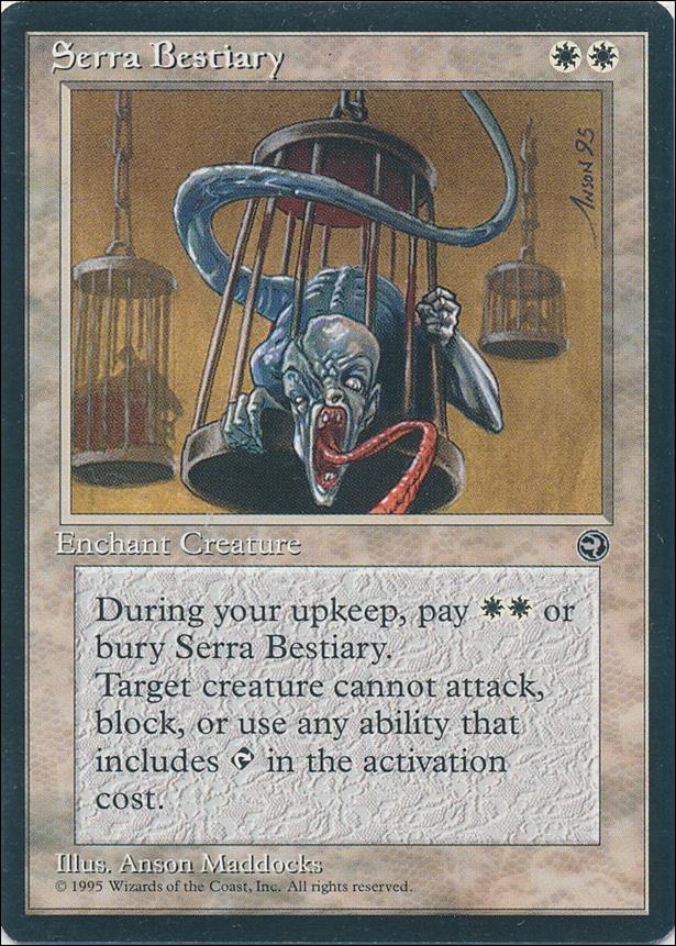 Magic the Gathering: Homelands (Base Set) card 15 Serra Bestiary