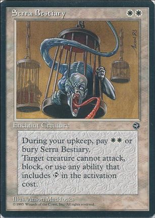 Magic the Gathering: Homelands (Base Set) card 15 Serra Bestiary