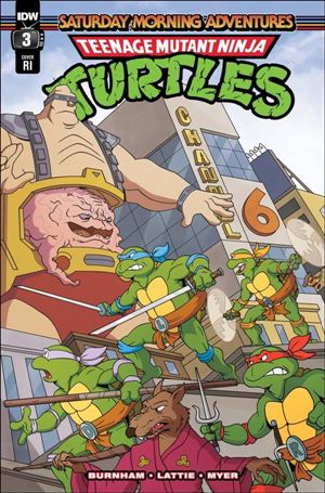 Teenage Mutant Ninja Turtles: Saturday Morning Adventures issue 3-D 1:10 Incentive Cover