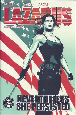 Lazarus (2013) issue 26-B Michael Lark Women's History Month Cover