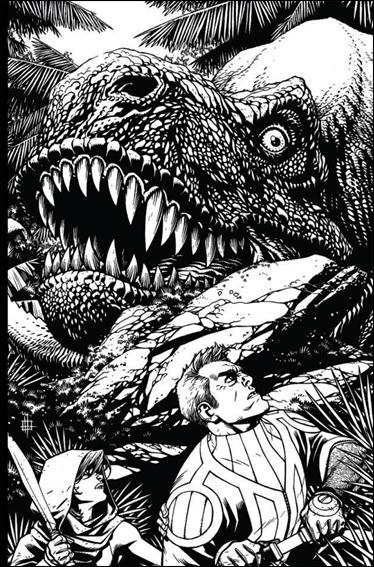 Higher Earth issue 3-D Zach Howard Black & White Cover