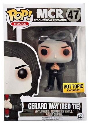 Pop! Rocks figure 47 Gerard Way (Red Tie)