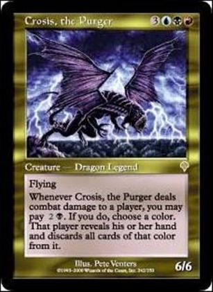Magic the Gathering: Invasion (Base Set) card 242 Crosis, the Purger