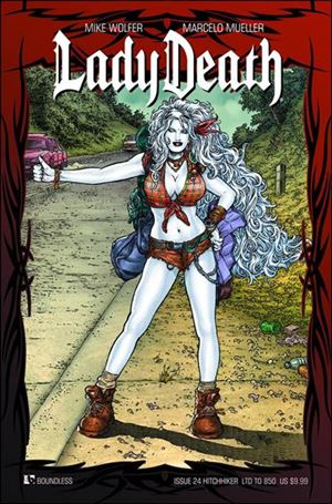 Lady Death (2010) issue 24-J Hitchhiker Cover 1/850
