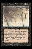 Magic the Gathering: The Dark (Base Set) card 39 Ashes to Ashes