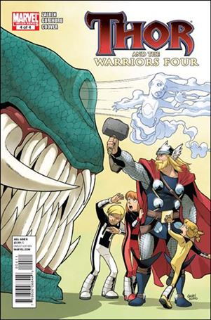 Thor and the Warriors Four Cover Image 2