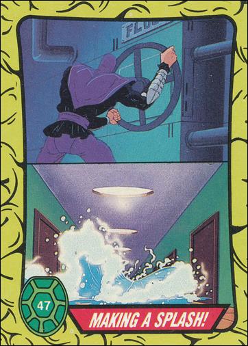Teenage Mutant Ninja Turtles: Series 1 (Base Set) card 47 Making a Splash!