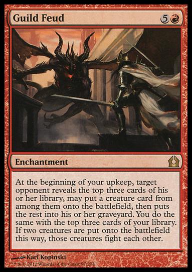 Magic the Gathering: Return to Ravnica (Base Set) card 97 Guild Feud