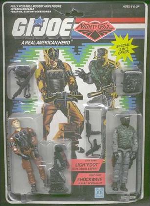 G.I. Joe: A Real American Hero (Night Force) 2-Packs figure 4 Lightfoot and Shockwave