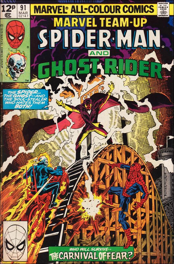 Marvel Team-Up (1972) issue 91-B UK Price Cover