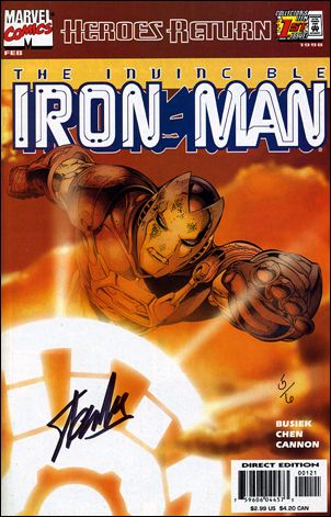 Iron Man (1998) issue 1-D Dynamic Forces (Signed by Stan Lee) 1/6