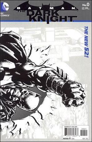 Batman: The Dark Knight (2011/11) issue 0-B 1:25 Wraparound Black and White Cover