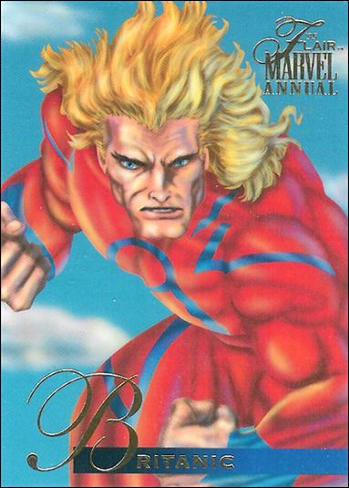 Marvel Annual Flair '95 (Base Set) card 33 Britanic