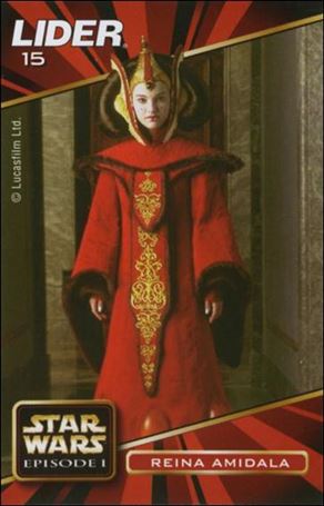 Star Wars: Episode I The Phantom Menace Lider (Promo) card 15 Reina (Queen) Amidala
