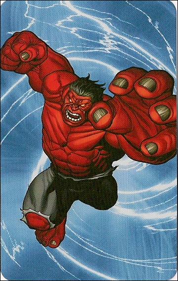 Marvel Universe: Series 1 (Promo) card 028 Red Hulk