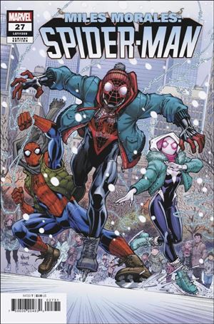 Miles Morales: Spider-Man (2022) issue 27-C Todd Nauck Winter Holiday Cover