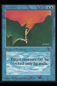 Magic the Gathering: Limited Edition Alpha (Base Set) card 59 Invisibility