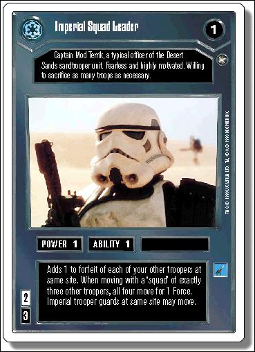 Star Wars: A New Hope Revised (Base Set) card 23 Imperial Squad Leader