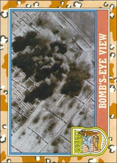 Desert Storm: Series 2 (Base Set) card 165 Bomb's-Eye View