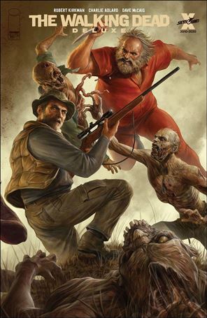 Walking Dead Deluxe issue 16-C Dave Rapoza Cover