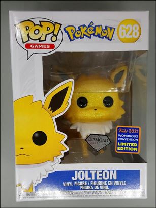 POP! Games figure 628-B Jolteon (Diamond 2021 Wonderous Convention)