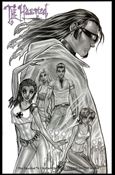 Haunted (2002) issue 4-B David Brewer Black and White Cover 1/2500