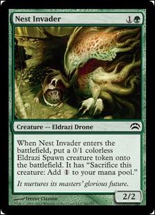 Magic the Gathering: Planechase 2012 Edition (Base Set) card 69 Nest Invader