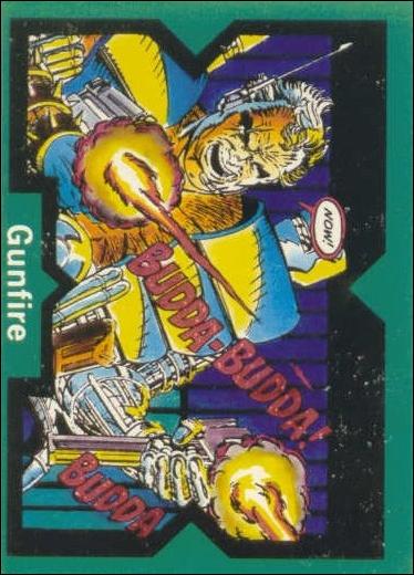 X-Force (Base Set) card 15 Gunfire
