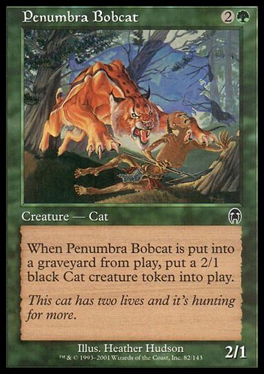 Magic the Gathering: Apocalypse (Base Set) card 82 Penumbra Bobcat