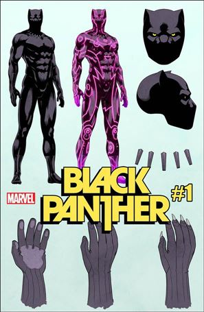 Black Panther (2022) issue 1.00-M Juann Cabal 1:25 Design Cover (2nd Printing)