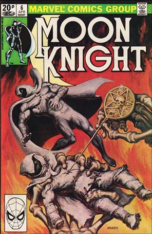 Moon Knight (1980) issue 6-B UK Price Cover