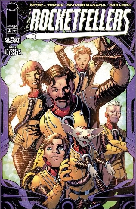 Rocketfellers issue 3-B Mike McKone Cardstock Cover