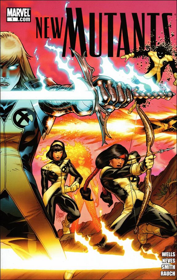 New Mutants (2009) issue 1 Adam Kubert Wraparound Cover
