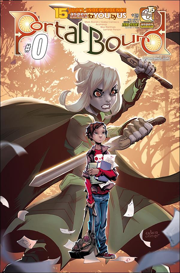 Portal Bound issue 0-B Adam Archer Cover