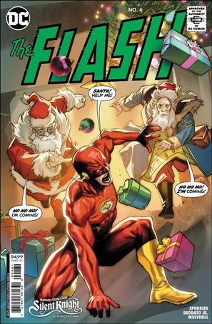 Flash (2023) issue 4-D Stephen Segovia Santa Cardstock Cover
