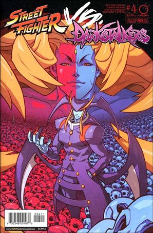 Street Fighter vs Darkstalkers issue 4 Edwin Huang Cover