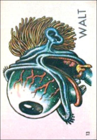Ugly Stickers (1965) (Base Set) card 13-D Walt