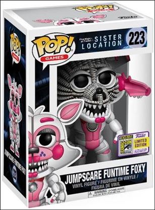 POP! Games figure 223-B Jumpscare Funtime Foxy (2017 SDCC)