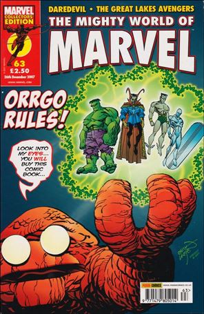 Mighty World of Marvel (UK) (2003) issue 63 Cardstock Cover