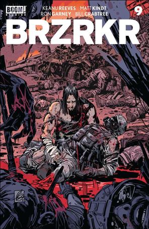 BRZRKR issue 9-C Ron Garney Foil Cover