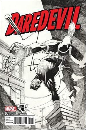 Daredevil (2016) issue 1-K Unbagged Chris Stevens Fried Pie Sketch Cover