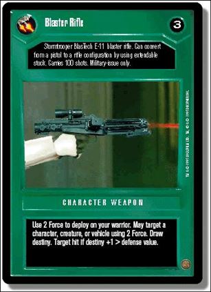 Star Wars: Premiere Limited (Base Set) card 154 Blaster Rifle