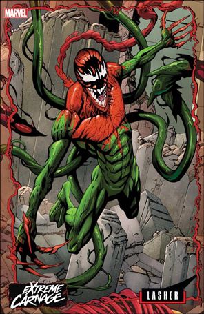 Extreme Carnage: Lasher issue 1-B Jeff Johnson Connecting Trading Card Cover