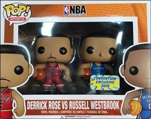 Pop! Basketball Multi-packs figure 1 Derrick Rose vs. Russell Westbrook