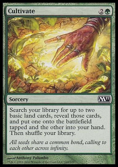 Magic the Gathering: 2011 Core Set (Base Set) card 168 Cultivate