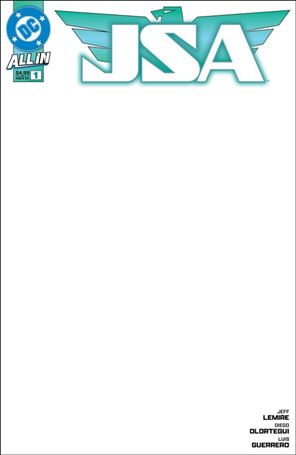 JSA (2024) issue 1-E Blank Sketch Cardstock Cover