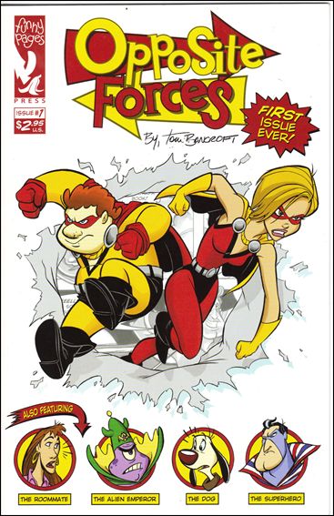 Opposite Forces issue 1-B Direct Market Cover